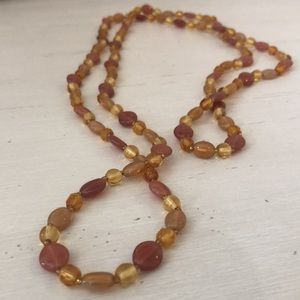 Multicolored beaded necklace